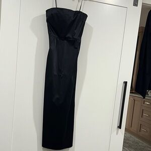 Talbots Classic Black Strapless Dress